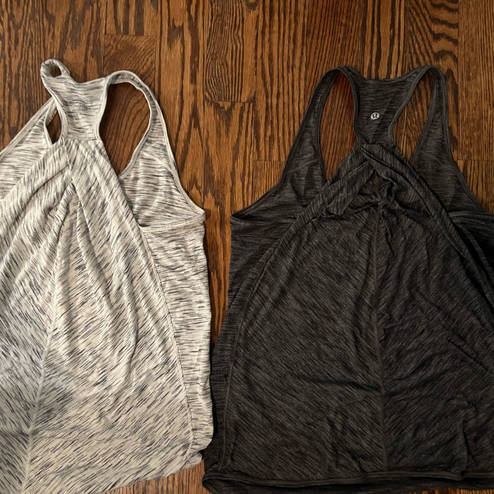 Two lululemon Tank Tops size 6